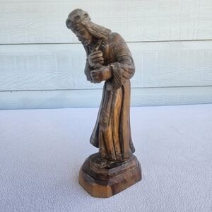 Holy Land Olive Wood Jesus Christ Passion Stature Figurine 8.5" Lent NO CROSS